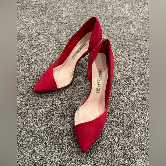 NWT BRAVOMODA, red stiletto, size 39 - Picture 2 of 6